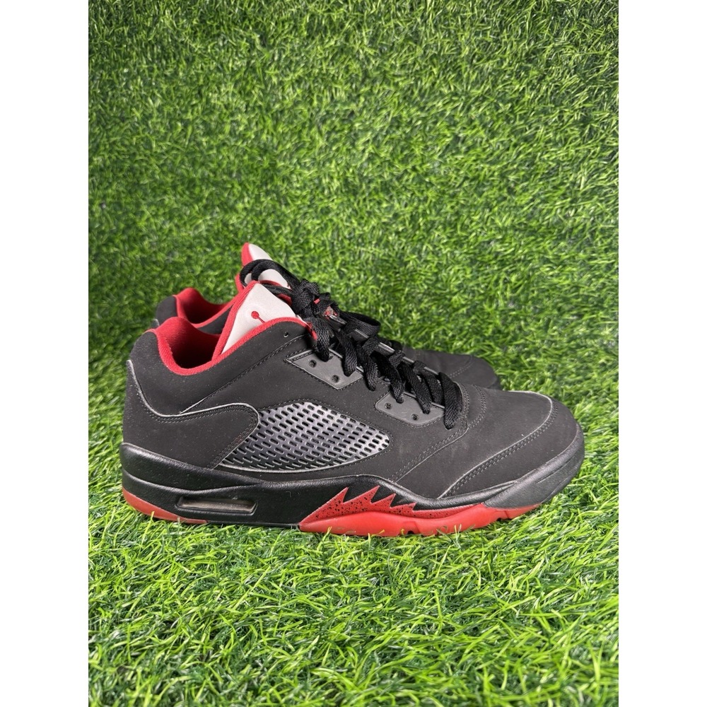 Jordan 5 Low Alternate 90 2016 Black Red Sneakers 819171-001 Mens 13